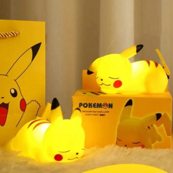 Pokemon Other - Set of 2 Pikachu Nightlight Toy ~ Pokemon ~ Light up ~ Never Used~ NWOB